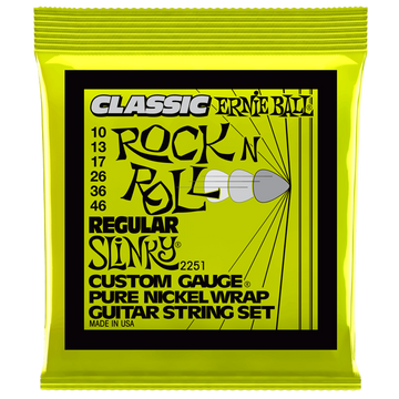 Ernie Ball Rock N Roll Pure Nickel Wrap Strings E2251