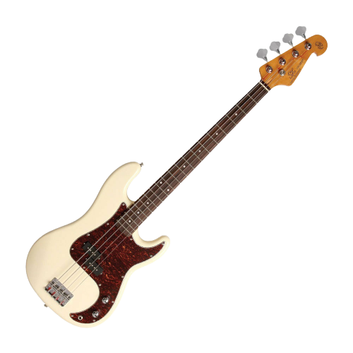 SX SPB62VWH Bass Guitar - Vintage White