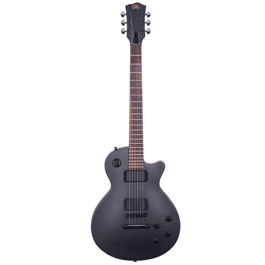 SX LEE3S LP Style Electric Guitar in Satin Black
