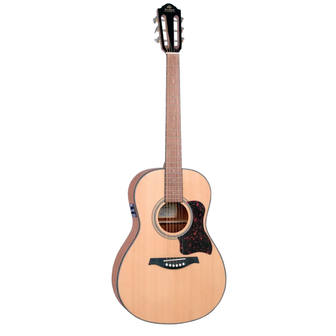 Gilman GPA10E Parlour Acoustic Electric Guitar