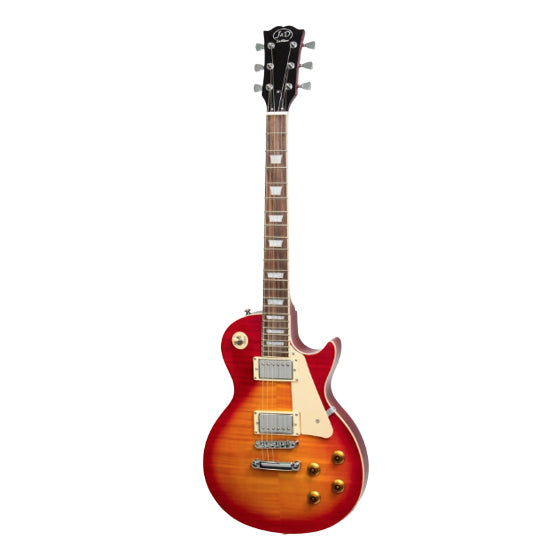 J&D DLP-CSB Luthiers LP-Style Electric Guitar (Cherry Sunburst)