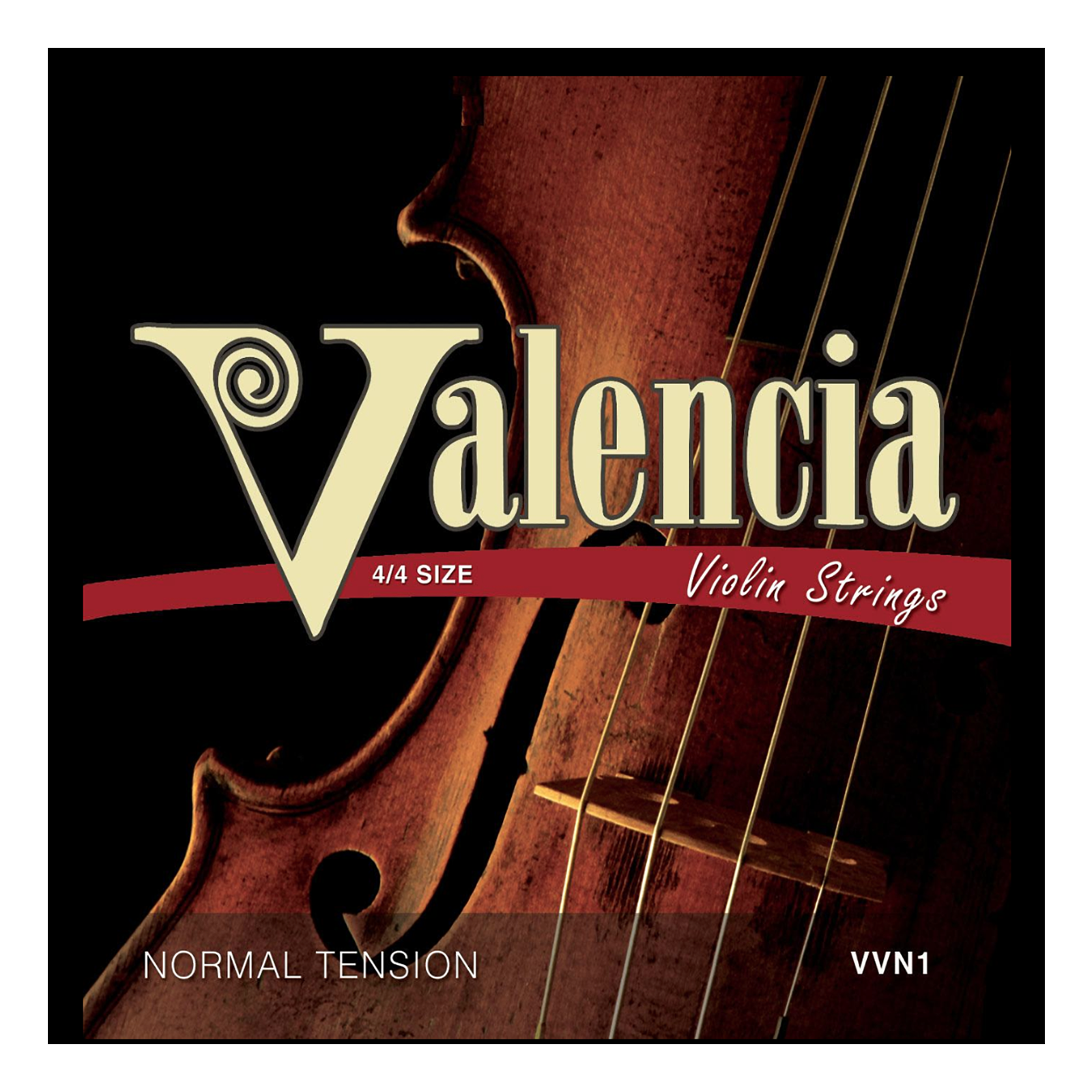 Valencia VVN1 Violin Strings 4/4 Size Normal Tension