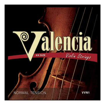 Valencia VVN1 Violin Strings 4/4 Size Normal Tension