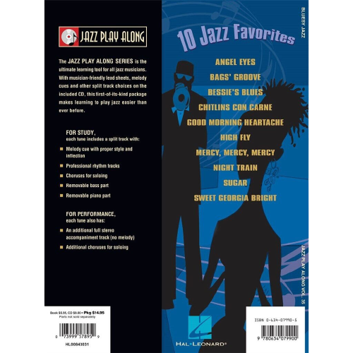 Bluesy Jazz - Jazz Play Along Volume 35