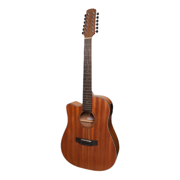 Martinez Mahogany 12-string Dreadnought Left Hand Acoustic-Electric Guitar