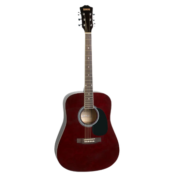 Redding RED50TWR Dreadnought Acoustic Guitar Transparent Wine Red