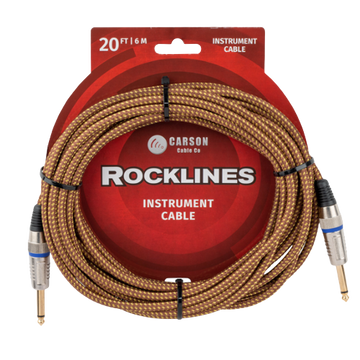 Carson Rocklines (ROK20BV) 20' Cable Braided