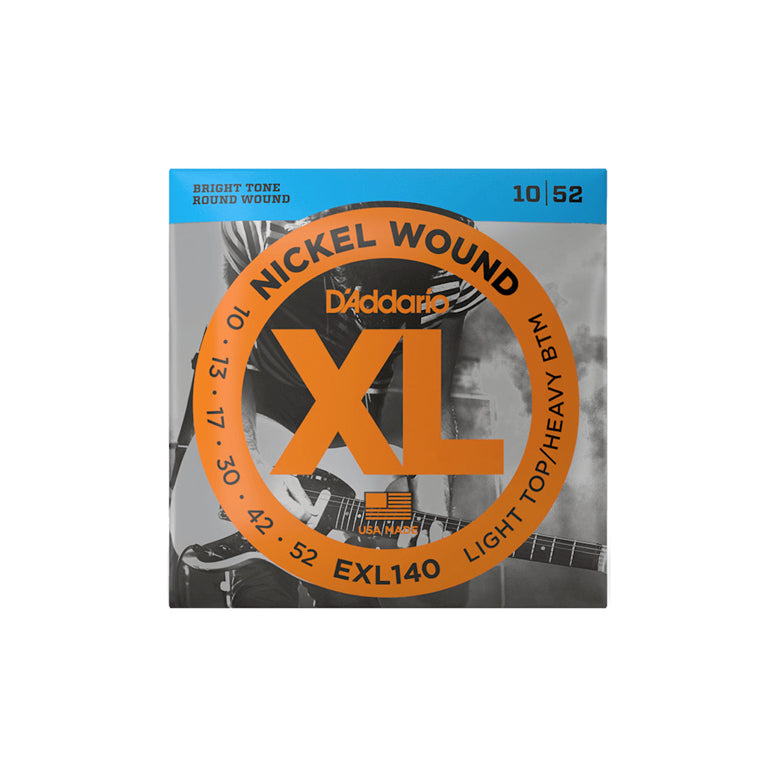 D'Addario EXL140 XL Light Top/Heavy Bottom Guitar Strings 10-52