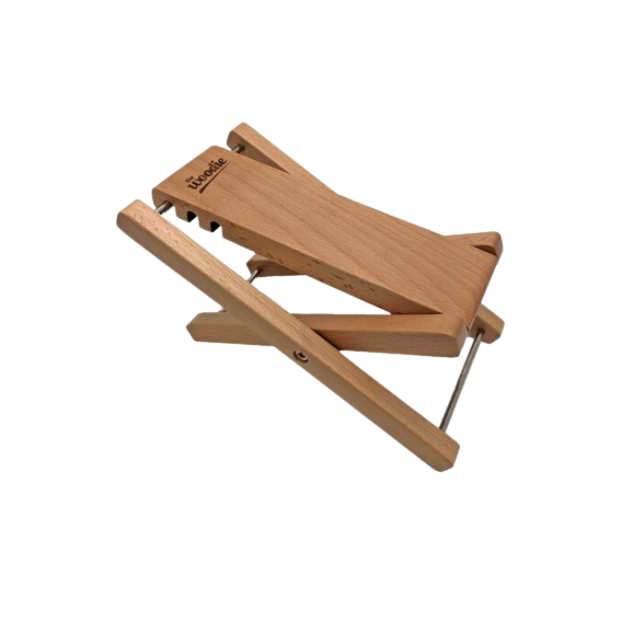 FRETZ "Woodie" WFTS-2-NAT Adjustable Timber Footstool