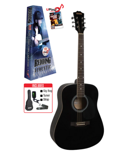 Redding RED50PK Dreadnought Acoustic Guitar Pack