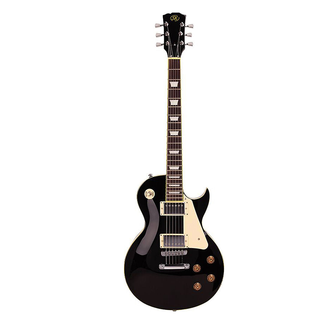 SX GTSE3SKB ‘LP’ Style Electric Guitar Pack in Black with Gig Bag