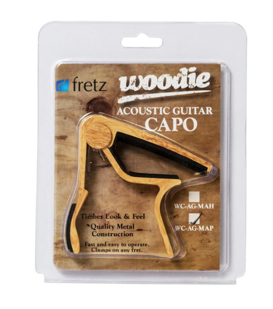 Fretz 'Woodie' Trigger-Style Acoustic Guitar Capo (Maple)