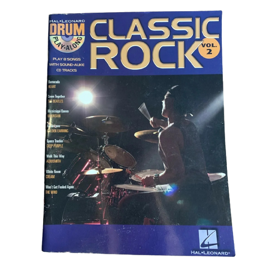 Classic Rock Drum Playalong V2 Bk/ola