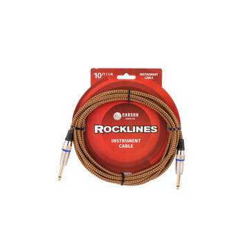 Carson Rocklines 10" Braided Cable