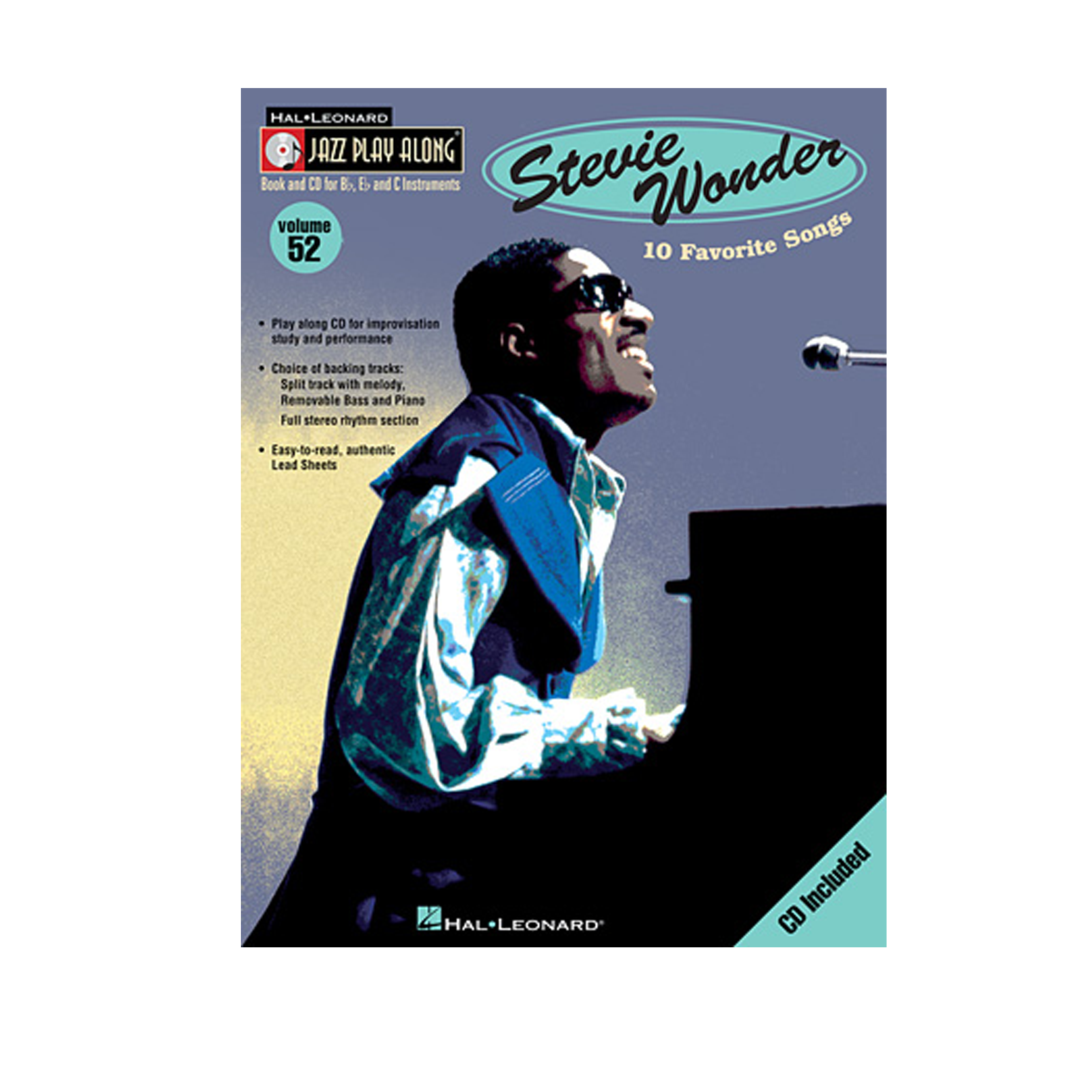 Stevie Wonder Jazz Play Along Book Volume 52