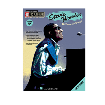 Stevie Wonder Jazz Play Along Book Volume 52